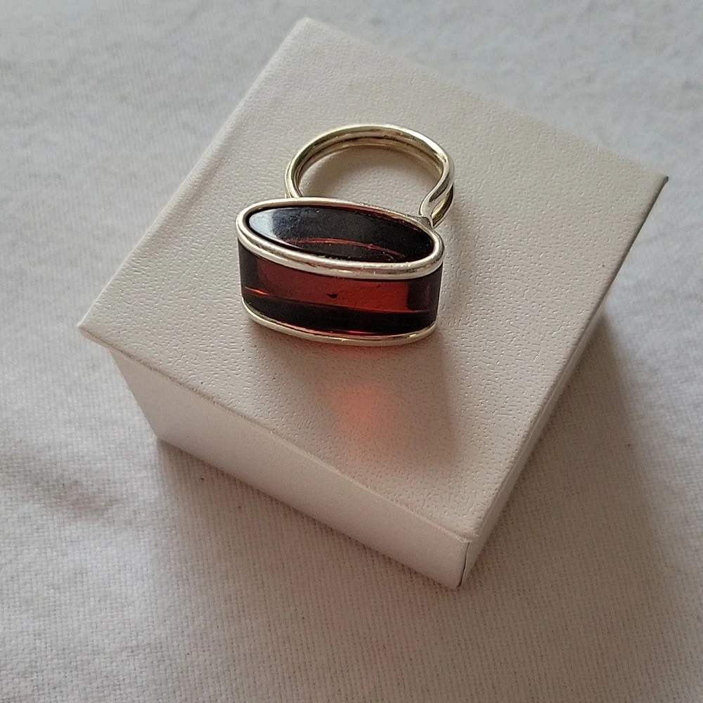 Amber ring - Picture 3 of 4
